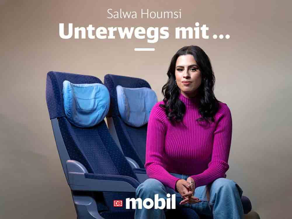 Neue Gastgeberin beim DB Mobil Erfolgspodcast der Deutschen Bahn: Journalistin Salwa Houmsi moderiert zweite Staffel von »Unterwegs mit …« Neue Gastgeberin beim DB Mobil Erfolgspodcast der Deutschen Bahn: Journalistin Salwa Houmsi moderiert zweite Staffel von »Unterwegs mit …«