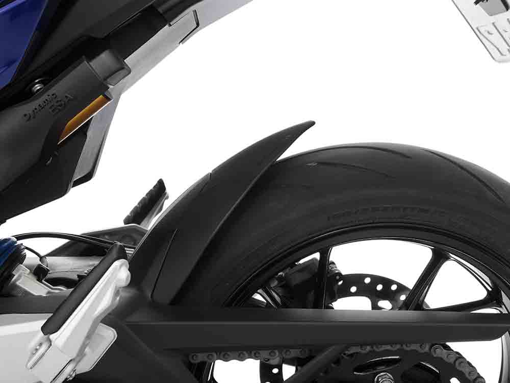 Schutz vor Schmutz. Wunderlich Hinterrad Kotflügelerweiterung für die beliebten BMW F 900 R und XR Schutz vor Schmutz. Wunderlich Hinterrad Kotflügelerweiterung für die beliebten BMW F 900 R und XR