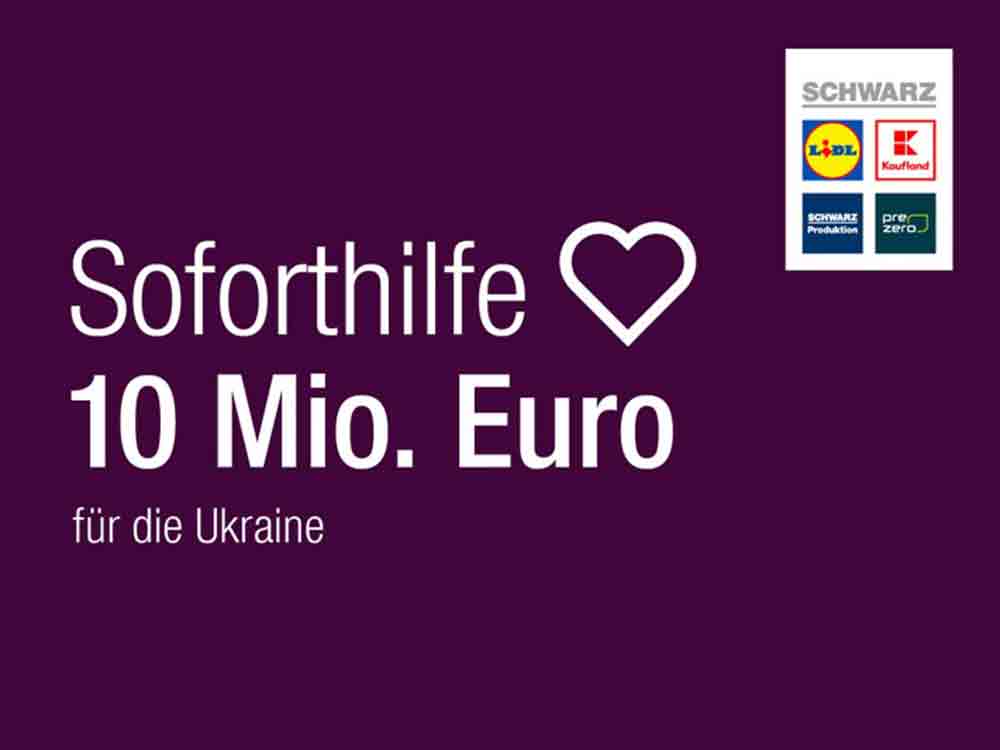 Kaufland, Schnelle Hilfe für die Ukraine, Schwarz Gruppe spendet Waren im Wert von 10 Millionen Euro