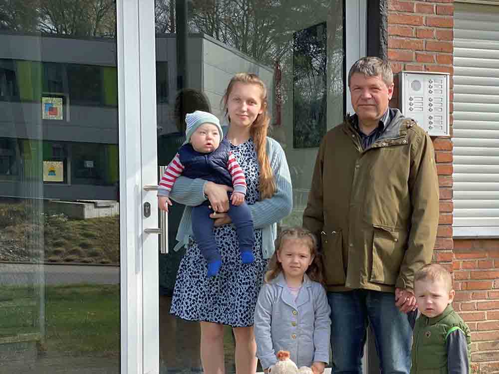 »Ein Zuhause auf Zeit«, LWL Klinik Marl Sinsen stellt Wohnung für geflüchtete ukrainische Familie zur Verfügung