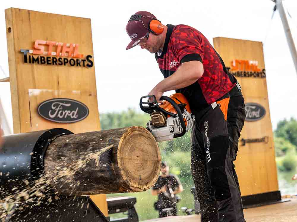 Stihl Timbersports Ford Ranger Cup 2022, Extremsport kommt nach Oelde, Sportholzfällen endlich wieder vor Publikum Stihl Timbersports Ford Ranger Cup 2022, Extremsport kommt nach Oelde, Sportholzfällen endlich wieder vor Publikum