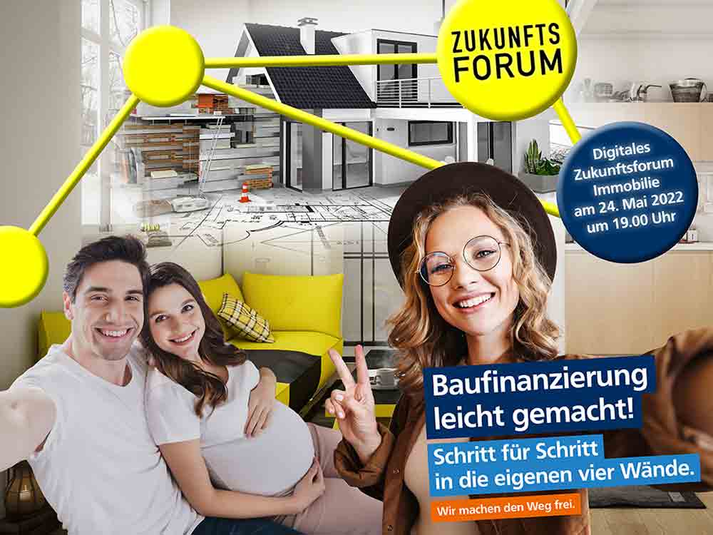 Kreis Warendorf, Kreis Gütersloh, Volksbank eG lädt zum Zukunftsforum Immobilie ein, 24. Mai 2022 Kreis Warendorf, Kreis Gütersloh, Volksbank eG lädt zum Zukunftsforum Immobilie ein, 24. Mai 2022