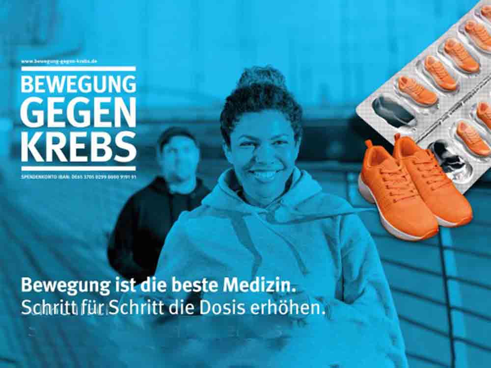 Deutsche Krebshilfe unterstützt »Rezept für Bewegung«, Ärztliche Empfehlung zur Krebsprävention Deutsche Krebshilfe unterstützt »Rezept für Bewegung«, Ärztliche Empfehlung zur Krebsprävention