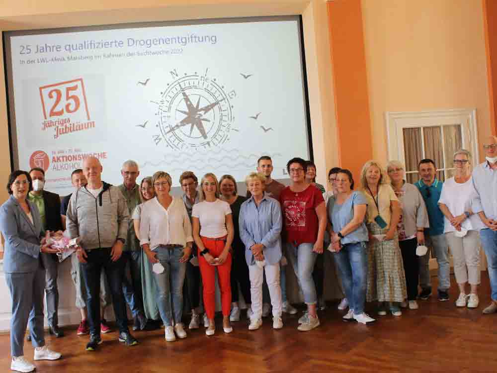 »Unsere Patienten werden jünger«, LWL Klinikum Marsberg, 25 Jahre qualifizierte Entgiftung von Drogen, Festakt »Unsere Patienten werden jünger«, LWL Klinikum Marsberg, 25 Jahre qualifizierte Entgiftung von Drogen, Festakt