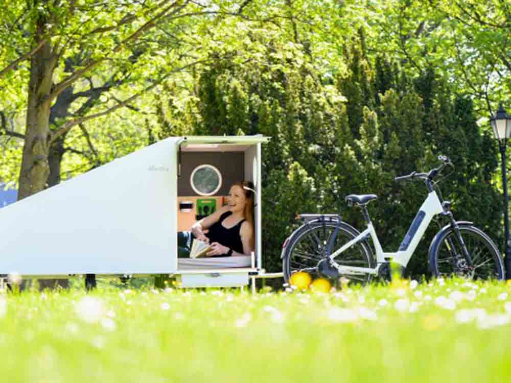 Innovativer Fahrrad Wohnwagen als interessante Alternative zu Zelt und Wohnmobil Innovativer Fahrrad Wohnwagen als interessante Alternative zu Zelt und Wohnmobil