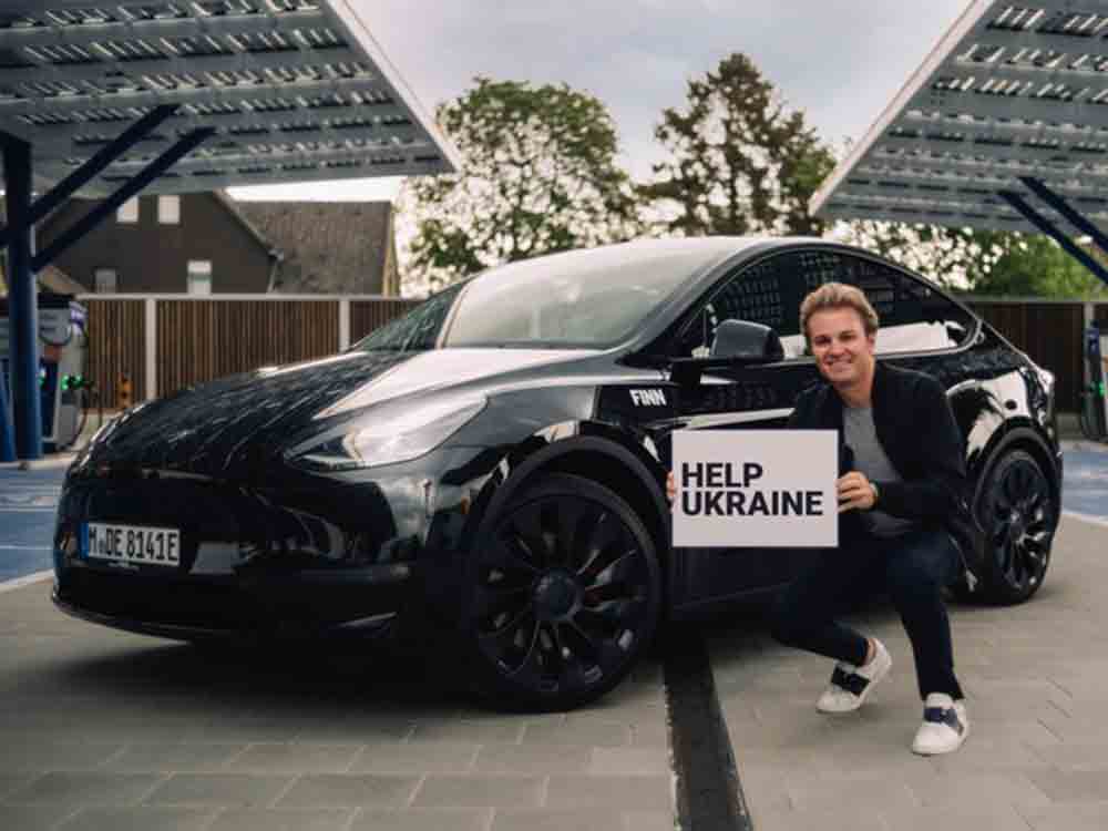 Aktion für die Ukraine, Nico Rosberg verlost Preise im Wert von mehr als 80.000 Euro Aktion für die Ukraine, Nico Rosberg verlost Preise im Wert von mehr als 80.000 Euro