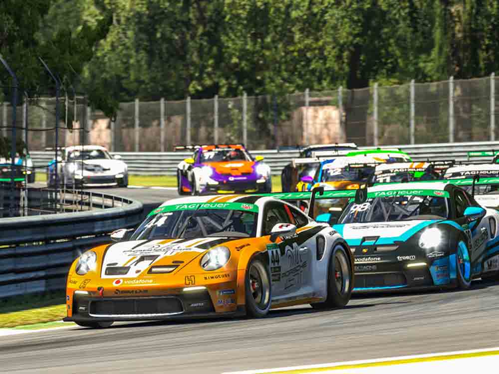 Rennen, Porsche TAG Heuer Esports Supercup 2022, Lauf 10, Monza (I), Diogo C. Pinto sichert sich mit zwei taktisch cleveren Rennen die Meisterschaft