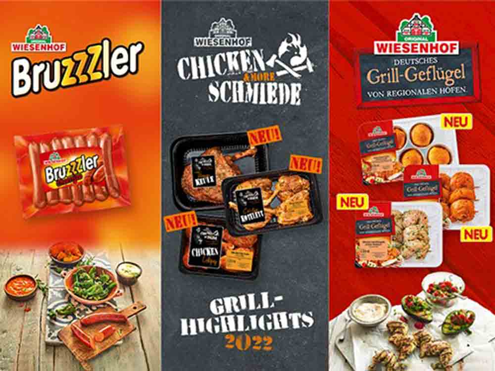 Neues von Wiesenhof zur Grillsaison 2022, Grillneuheiten von Wiesenhof Neues von Wiesenhof zur Grillsaison 2022, Grillneuheiten von Wiesenhof