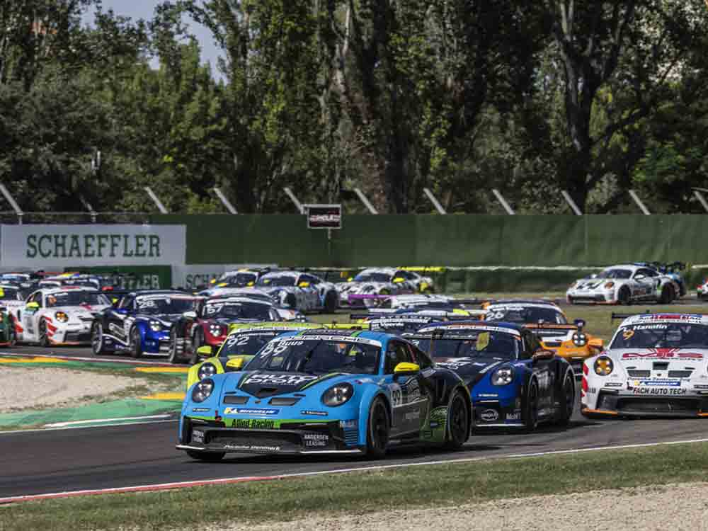Porsche Carrera Cup Deutschland, 5. Lauf, Imola (Italien), Buus entscheidet Hitzeschlacht in Imola und feiert Premierensieg Porsche Carrera Cup Deutschland, 5. Lauf, Imola (Italien), Buus entscheidet Hitzeschlacht in Imola und feiert Premierensieg