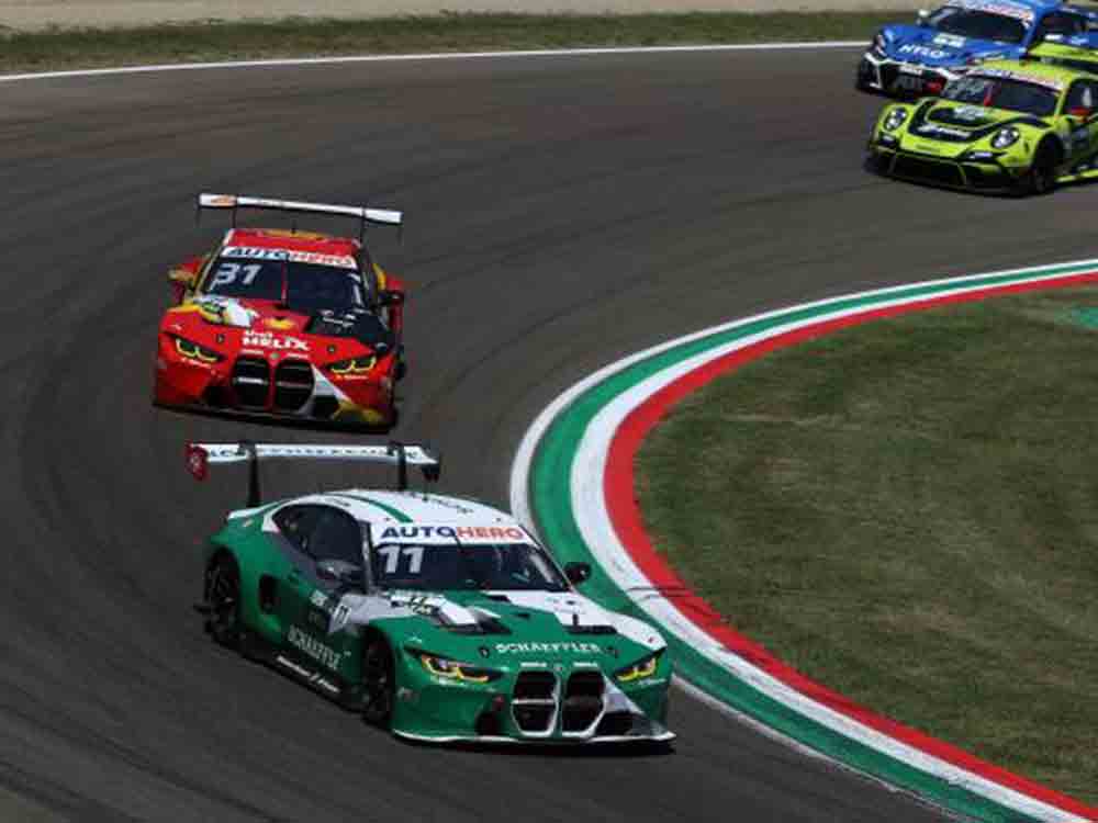 Marco Wittmann fährt in der Hitze von Imola aufs Podium, Sheldon van der Linde verteidigt Führung in der Gesamtwertung Marco Wittmann fährt in der Hitze von Imola aufs Podium, Sheldon van der Linde verteidigt Führung in der Gesamtwertung