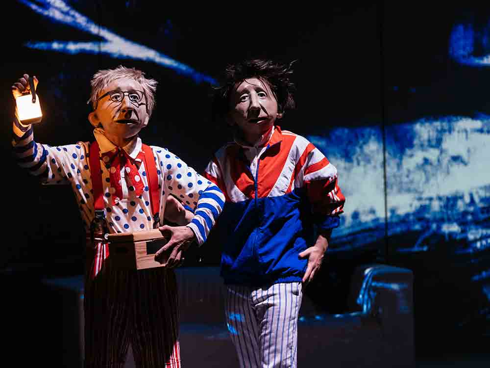 Hokuspokus, Familie Flöz feiert das Spiel von Schein und Wahrheit im Theater Gütersloh, 10. und 11. September 2022 Hokuspokus, Familie Flöz feiert das Spiel von Schein und Wahrheit im Theater Gütersloh, 10. und 11. September 2022