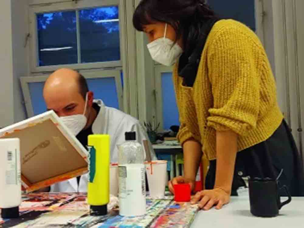 Gemeinsam, kreativ, unbeugsam, Vernissage des Offenen Ateliers im Christophsbad am 27. Oktober 2022 Gemeinsam, kreativ, unbeugsam, Vernissage des Offenen Ateliers im Christophsbad am 27. Oktober 2022