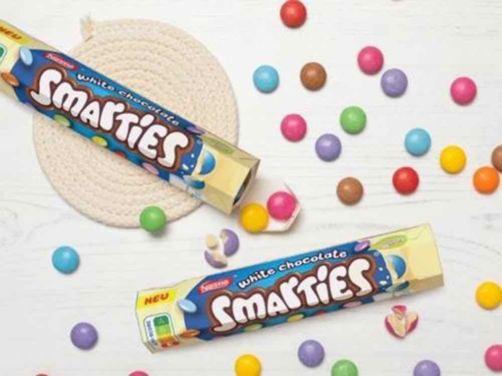 Zuwachs für die bunte Welt der Smarties: Jetzt auch mit weißer Schokoladenfüllung genießen Zuwachs für die bunte Welt der Smarties: Jetzt auch mit weißer Schokoladenfüllung genießen