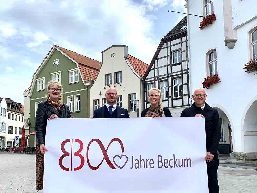 800 Jahre Stadt Beckum 2024, originelles Logo für Stadtjubiläum gekürt 800 Jahre Stadt Beckum 2024, originelles Logo für Stadtjubiläum gekürt
