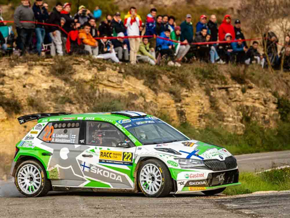 Rallye Spanien, Dreikampf von Škoda Fahrern um WRC2 Titel bleibt bis zum Finale offen Rallye Spanien, Dreikampf von Škoda Fahrern um WRC2 Titel bleibt bis zum Finale offen