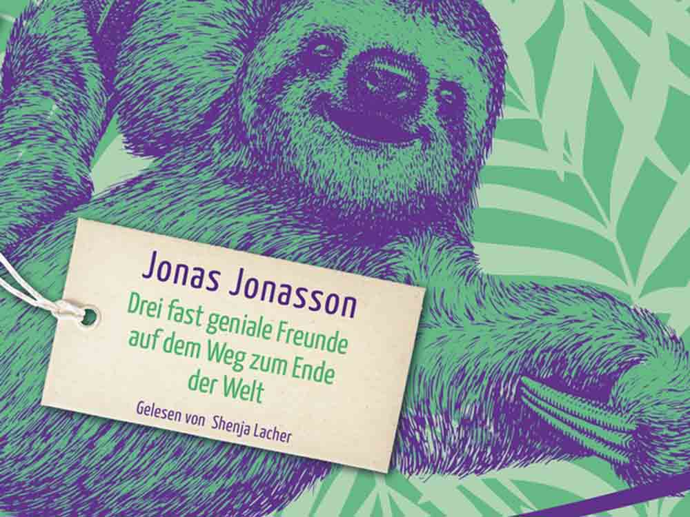 Audible Hörbuch Tipp, Drei fast geniale Freunde auf dem Weg zum Ende der Welt von Jonas Jonasson, das neueste Werk des Bestsellerautors Audible Hörbuch Tipp, Drei fast geniale Freunde auf dem Weg zum Ende der Welt von Jonas Jonasson, das neueste Werk des Bestsellerautors