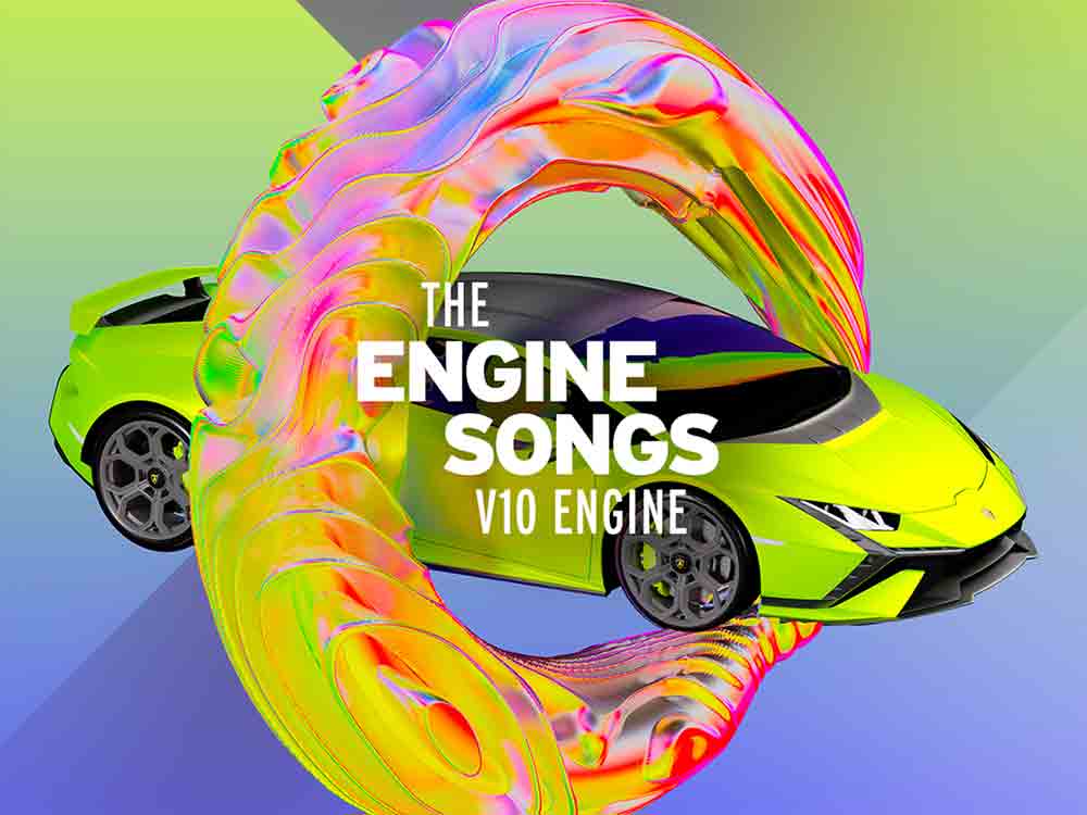 The Engine Songs V10: die speziell entworfene Spotify Wiedergabeliste in Harmonie mit dem Klang des Zehnzylindermotors von Lamborghini The Engine Songs V10: die speziell entworfene Spotify Wiedergabeliste in Harmonie mit dem Klang des Zehnzylindermotors von Lamborghini