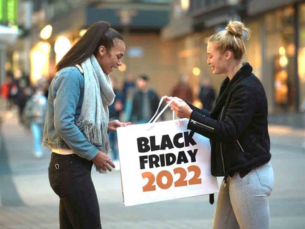 So lief der Black Friday 2022: Mehr als 2 Millionen Shopper auf blackfriday.de sorgen für mehr Umsatz als im Vorjahr So lief der Black Friday 2022: Mehr als 2 Millionen Shopper auf blackfriday.de sorgen für mehr Umsatz als im Vorjahr