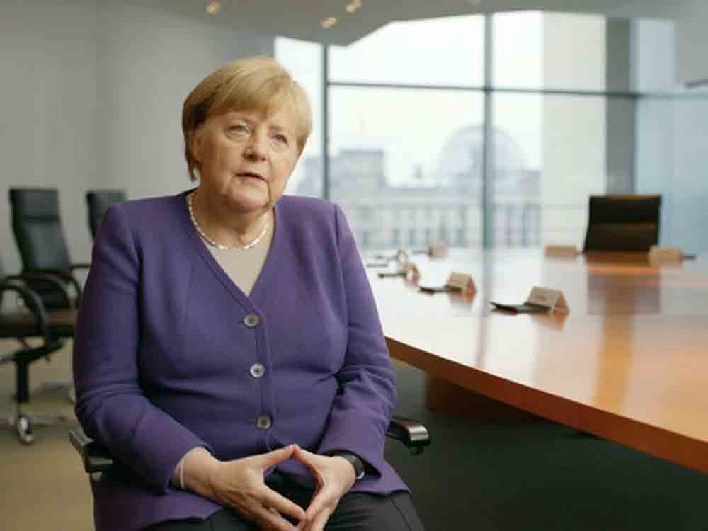 MDR zeigt aktualisiertes Angela Merkel Porträt, 8. Dezember 2022 MDR zeigt aktualisiertes Angela Merkel Porträt, 8. Dezember 2022