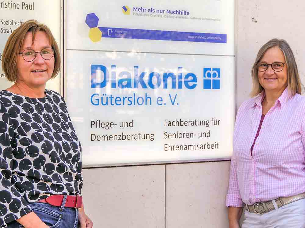 Neues Betreuungsangebot für ältere Menschen mit Depression, Diakonie Gütersloh lädt ein zur Infoveranstaltung und sucht noch Ehrenamtliche