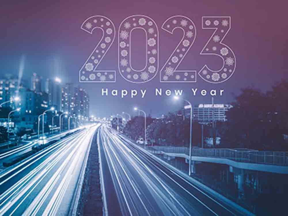 Neujahrsgrüße 2023, der Automobilclub von Deutschland (AVD) wünscht einen guten Rutsch und ein erfolgreiches Jahr 2023 Neujahrsgrüße 2023, der Automobilclub von Deutschland (AVD) wünscht einen guten Rutsch und ein erfolgreiches Jahr 2023