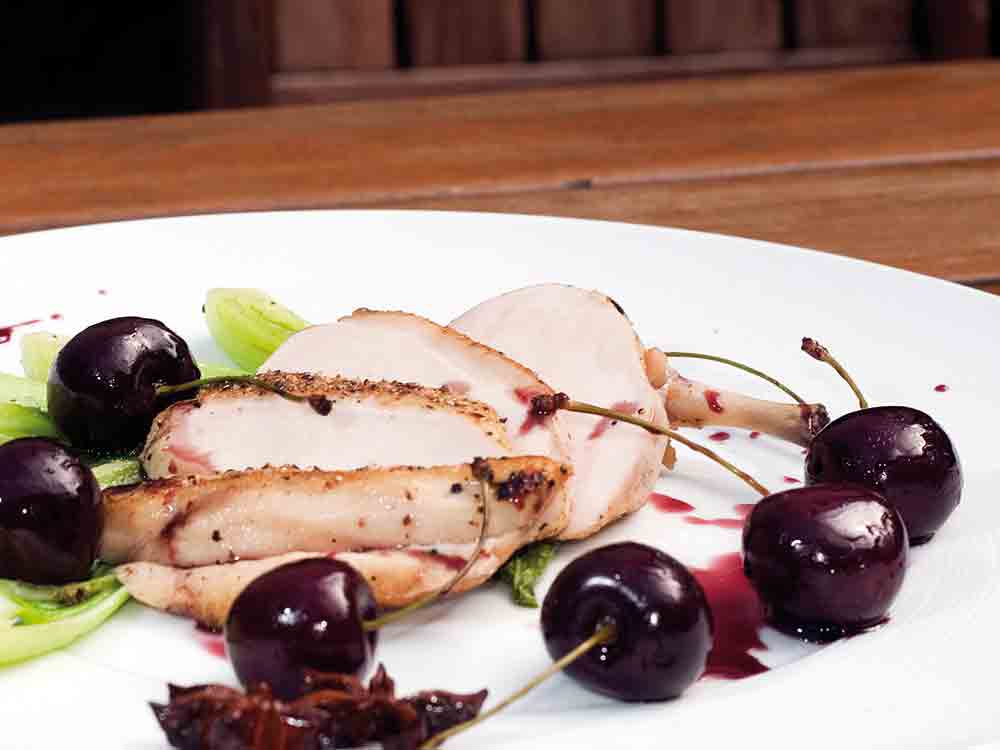 Rezepte für Gütersloh, Poulardenbrust, Jakobsmuscheln mit einer Kressesuppe Rezepte für Gütersloh, Poulardenbrust, Jakobsmuscheln mit einer Kressesuppe