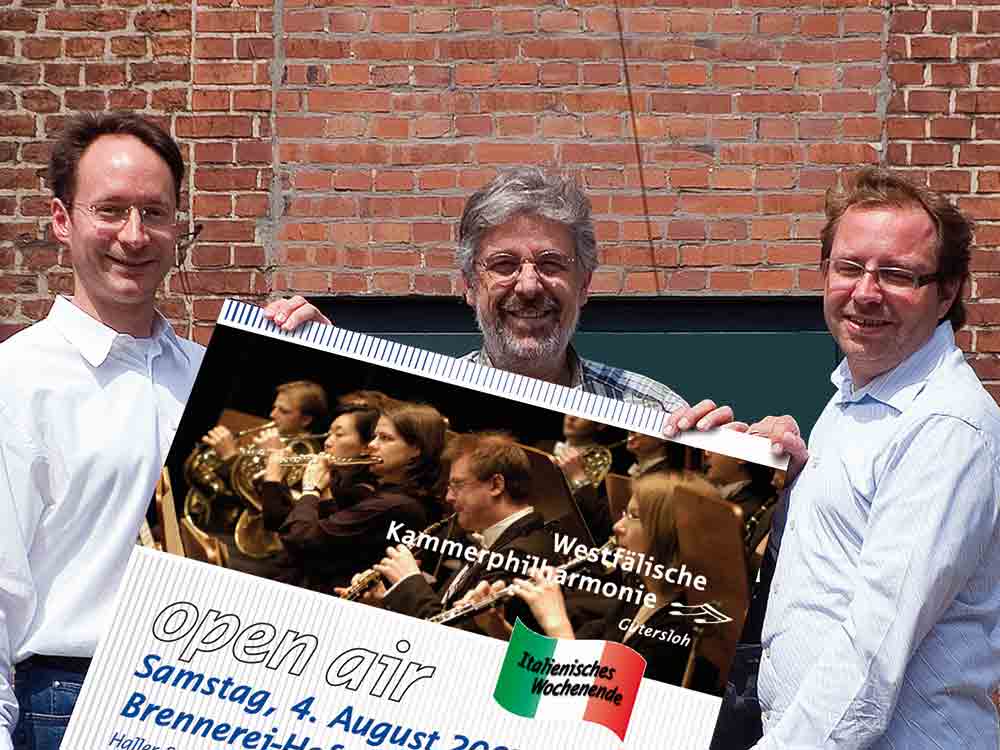 Italienisches Wochenende, 4. Open Air Konzert, Westfälische Kammerphilharmonie, Brennereihof Elmendorf Isselhorst, 4. August 2007 Italienisches Wochenende, 4. Open Air Konzert, Westfälische Kammerphilharmonie, Brennereihof Elmendorf Isselhorst, 4. August 2007