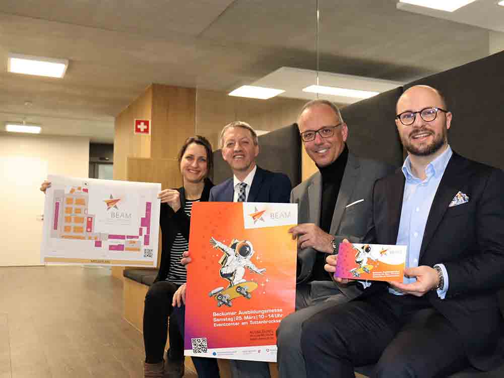 Eventcenter am Tuttenbrocksee, Ausbildungsmesse BEAM am 25. März 2023, besuchen und gezielt durchstarten, Beckum Eventcenter am Tuttenbrocksee, Ausbildungsmesse BEAM am 25. März 2023, besuchen und gezielt durchstarten, Beckum