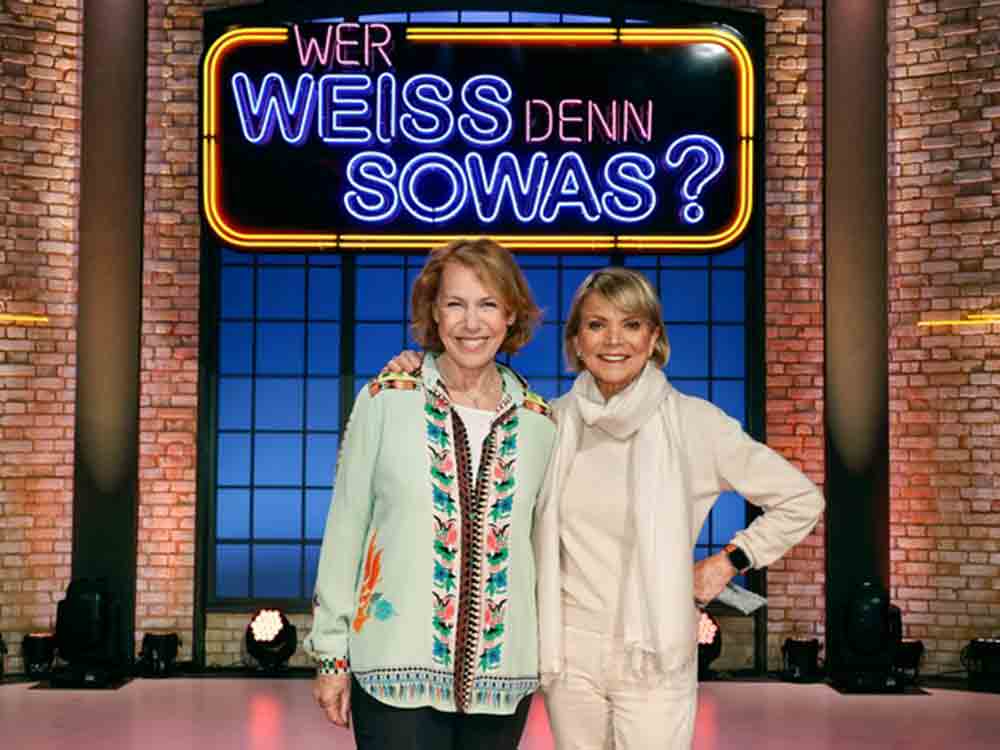 Uschi Glas und Gaby Dohm bei «Wer weiß denn sowas?« Das Wissensquiz vom 27. bis 31. März 2023, um 18 Uhr im Ersten