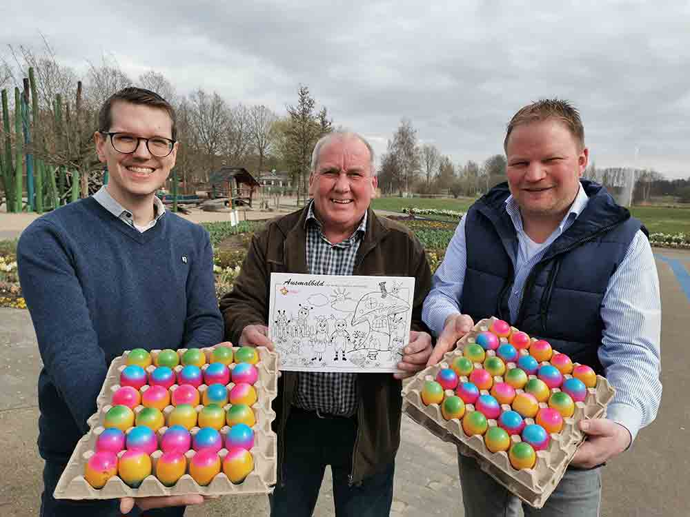 Ostereierfest 2023 an 2 Tagen im Gartenschaupark Rietberg, Besucher können sich auf Osterrallye und Spiele freuen Ostereierfest 2023 an 2 Tagen im Gartenschaupark Rietberg, Besucher können sich auf Osterrallye und Spiele freuen