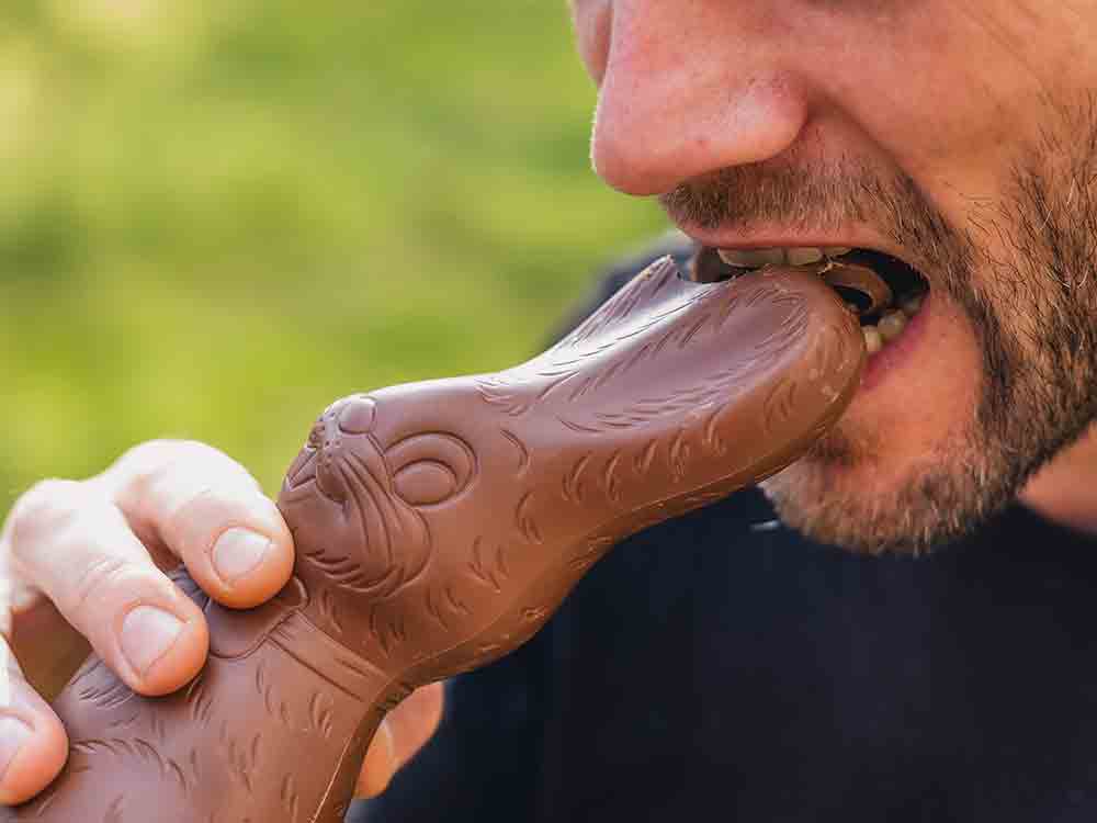 Mehr Schoko Hunger auf Osterhasen als auf Weihnachtsmänner, Kreis Gütersloh lässt sich pro Jahr 4.723 Tonnen Schokolade schmecken Mehr Schoko Hunger auf Osterhasen als auf Weihnachtsmänner, Kreis Gütersloh lässt sich pro Jahr 4.723 Tonnen Schokolade schmecken