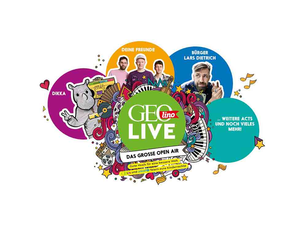 Ticketverkauf für Familienfestival Geolino Live am 27. August 2023 eröffnet Ticketverkauf für Familienfestival Geolino Live am 27. August 2023 eröffnet