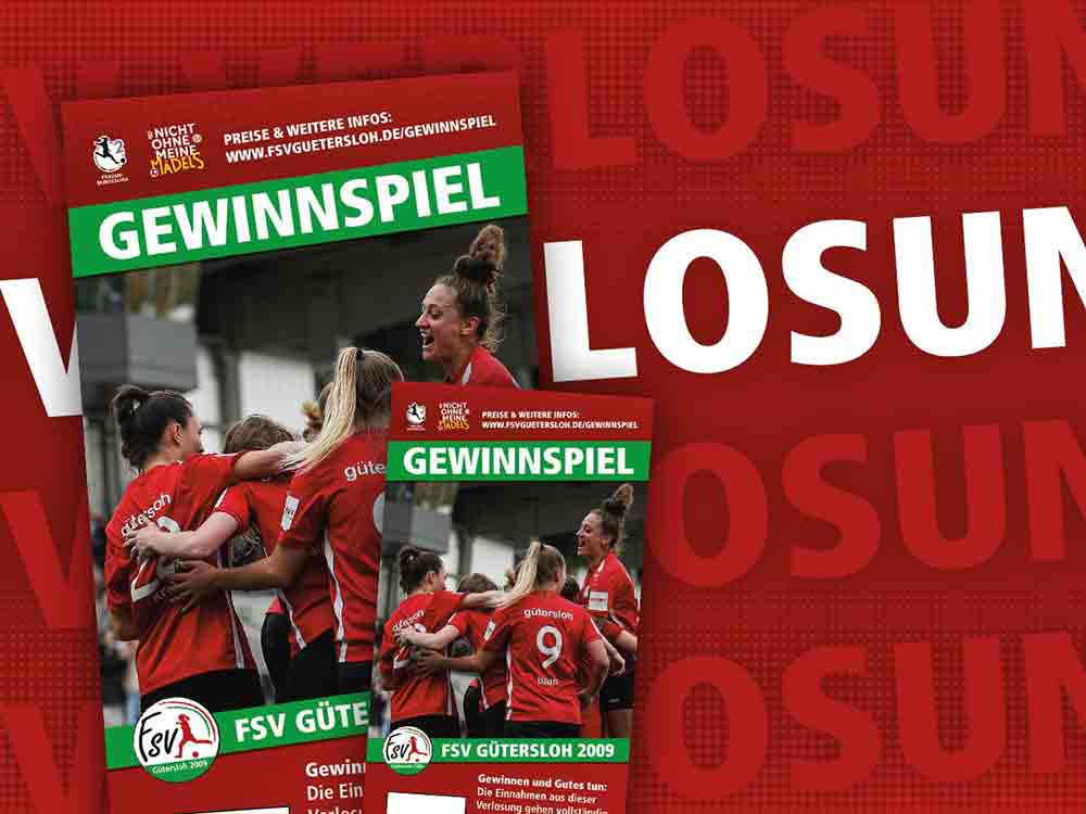 Fußball in Gütersloh, Spielerinnen des FSV Gütersloh organisieren eine Verlosung zugunsten des Mädchen und Frauenfußballs Fußball in Gütersloh, Spielerinnen des FSV Gütersloh organisieren eine Verlosung zugunsten des Mädchen und Frauenfußballs