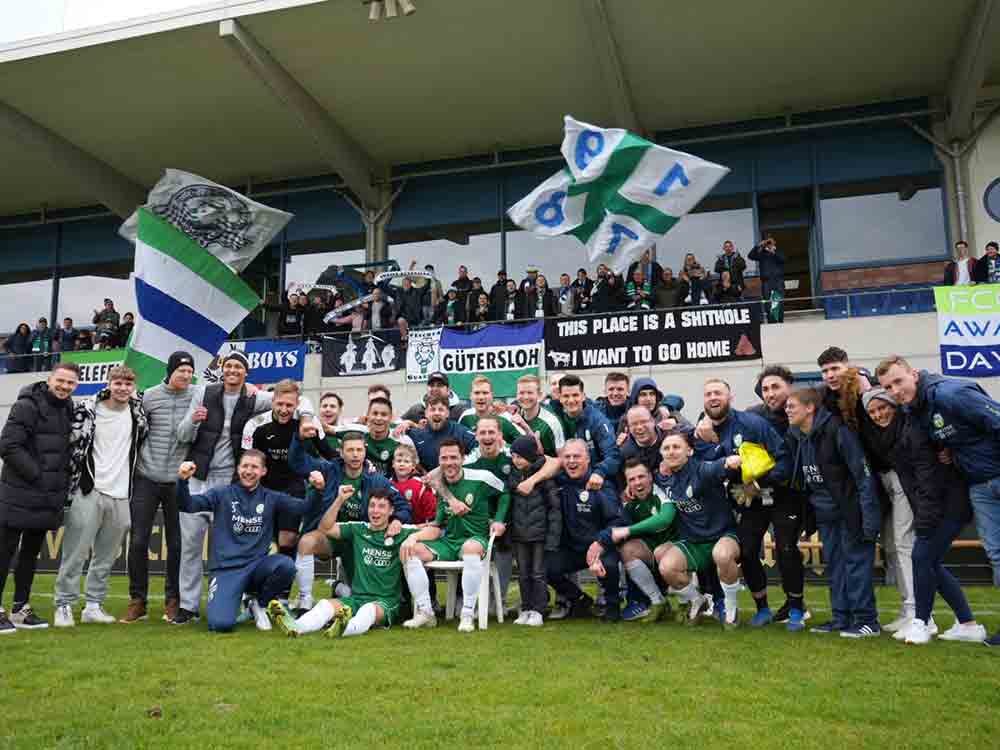 Fußball in Gütersloh, Westfalenpokal: für 5 Euro mit dem Bus zum Halbfinale nach Dortmund, FC Gütersloh Fußball in Gütersloh, Westfalenpokal: für 5 Euro mit dem Bus zum Halbfinale nach Dortmund, FC Gütersloh
