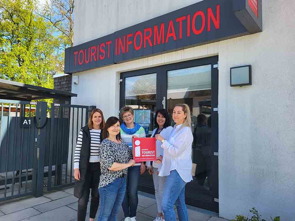 Tourist Information in Bad Lippspringe erneut ausgezeichnet, Deutscher Tourismusverband lobt die hohe Informations-qualität und Servicequalität Tourist Information in Bad Lippspringe erneut ausgezeichnet, Deutscher Tourismusverband lobt die hohe Informations-qualität und Servicequalität