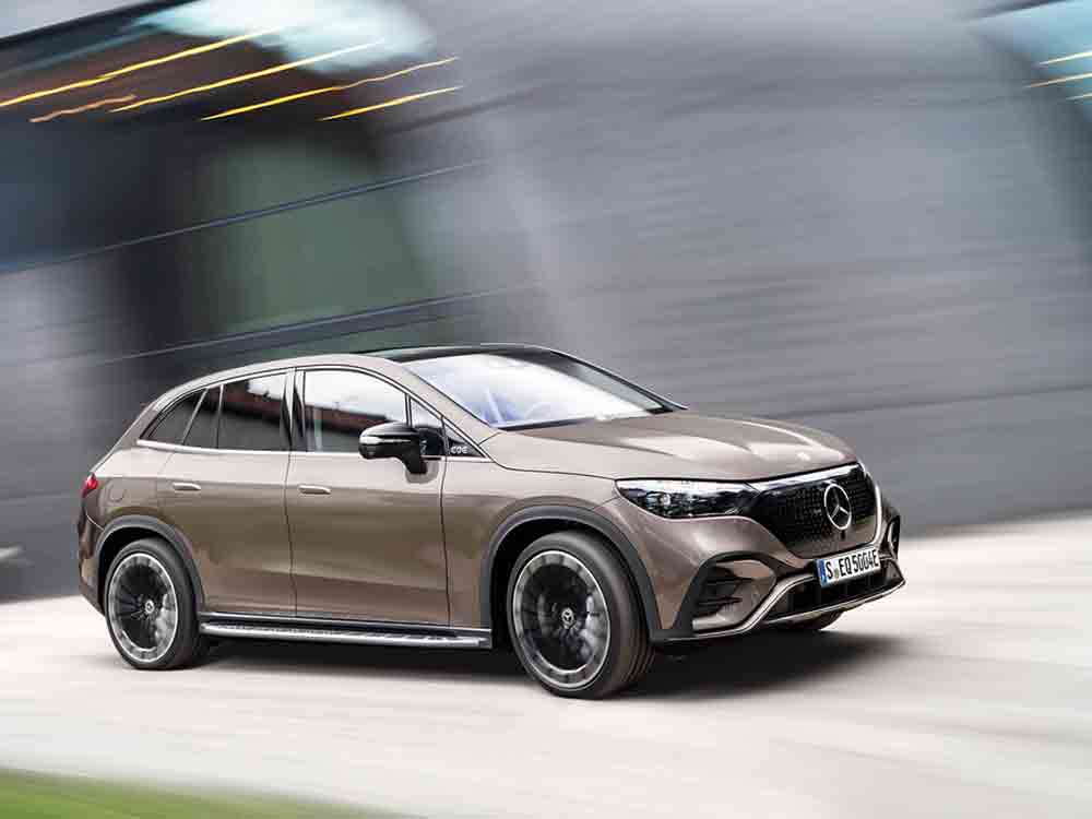 Noch schneller zum Traumauto: ab sofort umfangreiches Angebot attraktiv vorkonfigurierter Modelle des EQE SUV von Mercedes EQ verfügbar Noch schneller zum Traumauto: ab sofort umfangreiches Angebot attraktiv vorkonfigurierter Modelle des EQE SUV von Mercedes EQ verfügbar