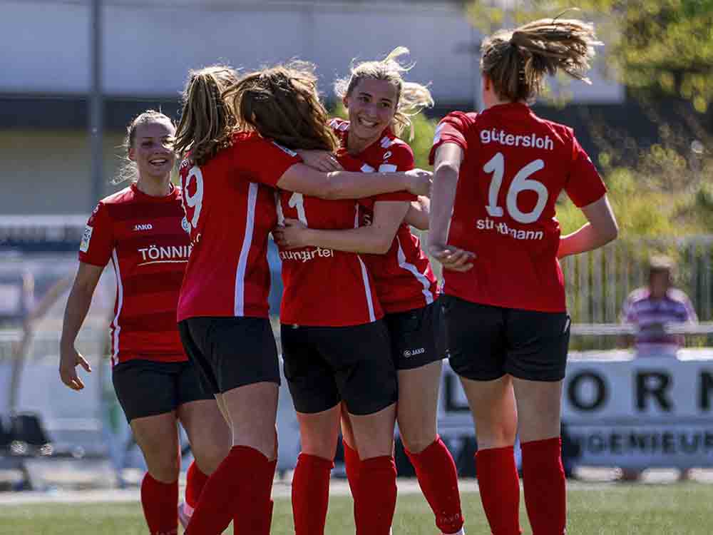 Fußball in Gütersloh, DFB Women’s Week vom 12. bis zum 21. Mai 2023, Heimspiel gegen den VFL Wolfsburg ganz im Zeichen der DFB Women’s Week Fußball in Gütersloh, DFB Women’s Week vom 12. bis zum 21. Mai 2023, Heimspiel gegen den VFL Wolfsburg ganz im Zeichen der DFB Women’s Week