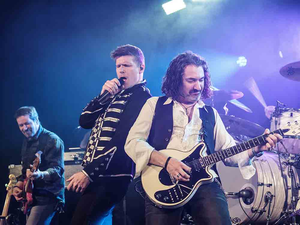Die Musik von Queen in all ihren Facetten, Tribute Show am 9. Juni 2023 auf der Burg, Wertheim Die Musik von Queen in all ihren Facetten, Tribute Show am 9. Juni 2023 auf der Burg, Wertheim