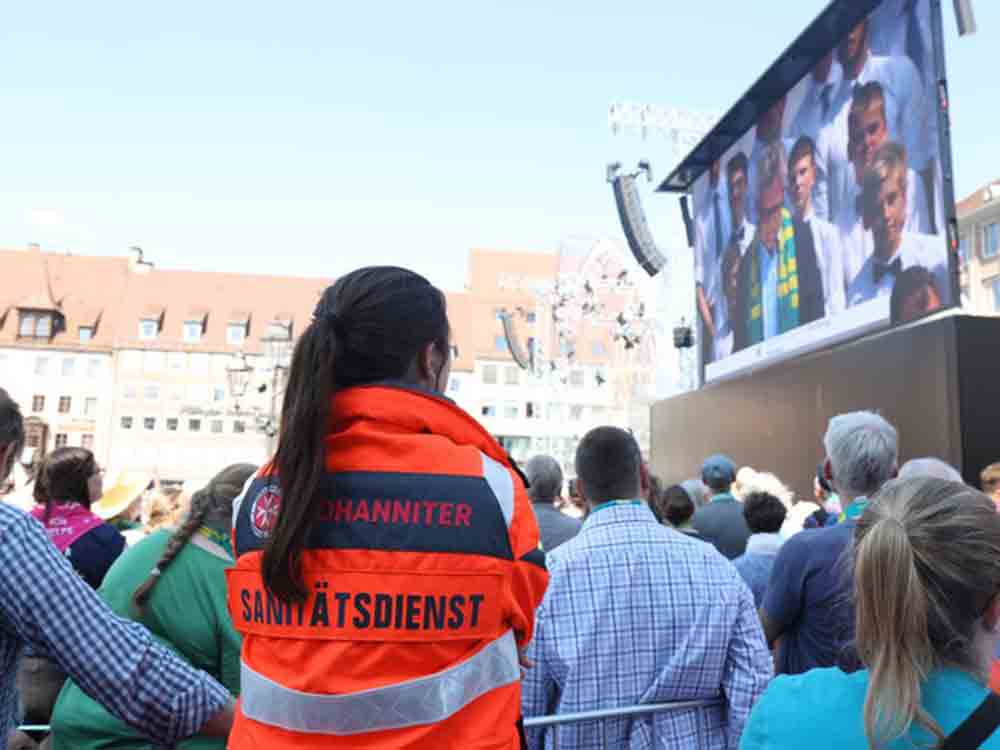 18.331 Stunden im Einsatz während des Kirchentages, tausende Besucher nutzten Hilfeleistungen und Angebote der Johanniter