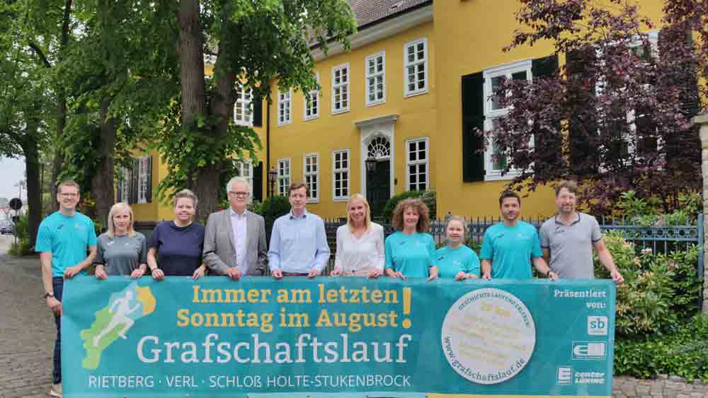 Schloß Holte Stukenbrock, Mini und Kids Graf beim Grafschaftslauf, 2 Wettbewerbe für den Nachwuchs am 27. August 2023 Schloß Holte Stukenbrock, Mini und Kids Graf beim Grafschaftslauf, 2 Wettbewerbe für den Nachwuchs am 27. August 2023
