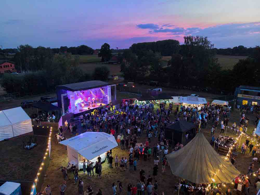 Getoese in Moese, Mastholter Musikfestival mit 6 Bands am 2. September 2023, die Sterne kommen zum Festival