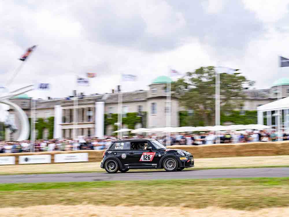 Goodwood Festival of Speed 2023: Mini feiert umjubelte Modellpremieren in Großbritannien Goodwood Festival of Speed 2023: Mini feiert umjubelte Modellpremieren in Großbritannien