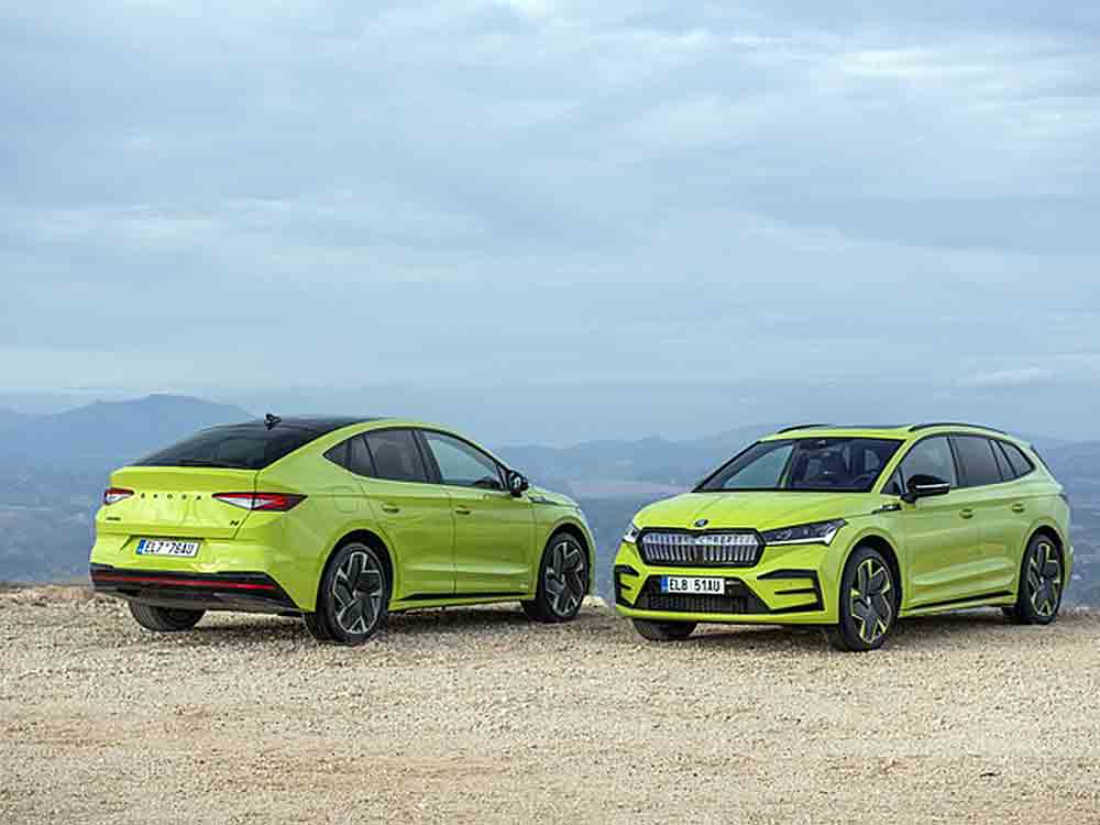 Škoda Enyaq Coupé RS iV und Škoda Enyaq RS iV erzielen Top Ergebnisse bei ADAC Autotest Škoda Enyaq Coupé RS iV und Škoda Enyaq RS iV erzielen Top Ergebnisse bei ADAC Autotest