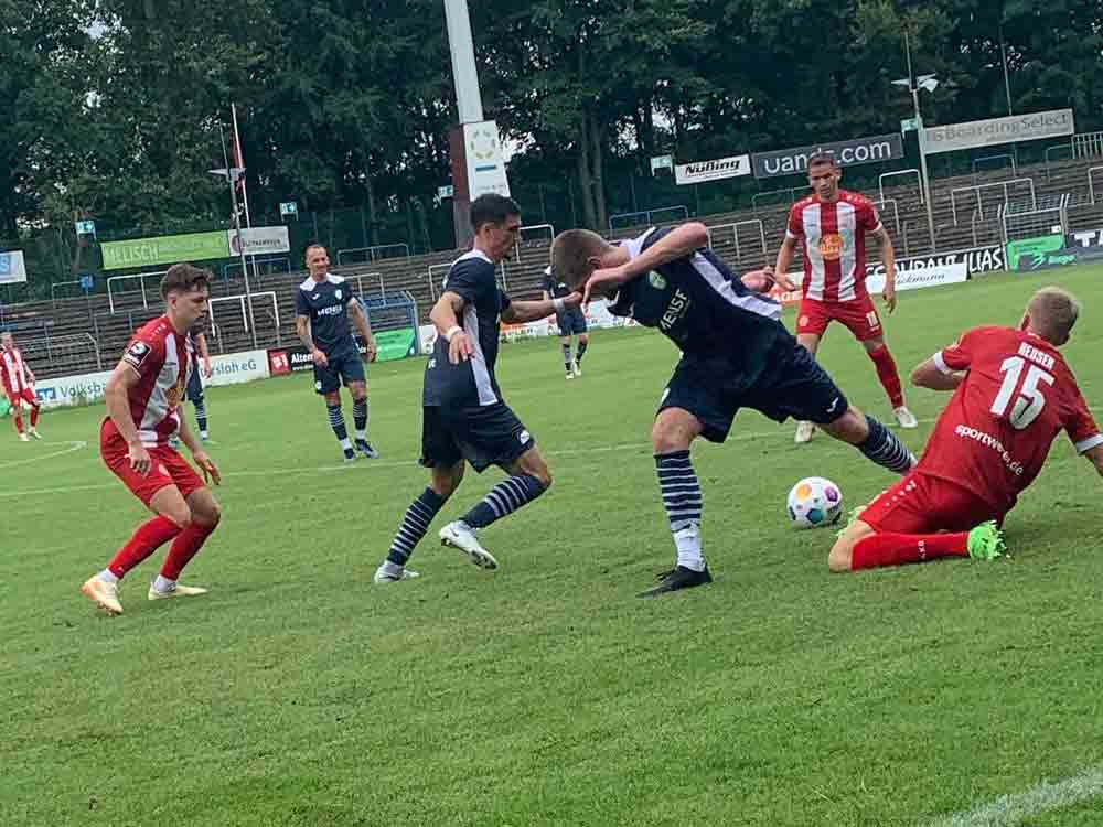 Fußball, Online Kartenvorverkauf für das Heimspiel FC Gütersloh gegen SC Wiedenbrück gestartet, 4. August 2023 Fußball, Online Kartenvorverkauf für das Heimspiel FC Gütersloh gegen SC Wiedenbrück gestartet, 4. August 2023