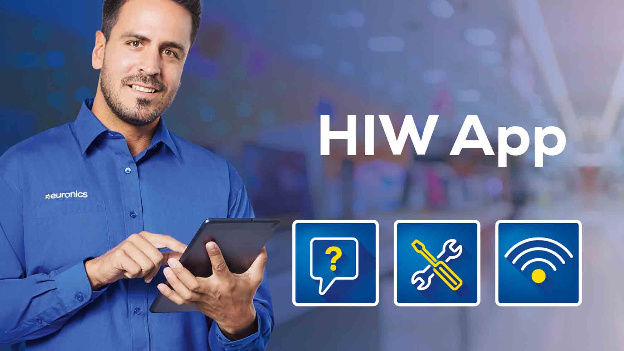 Mit der HIW App auf dem Weg zum digitalen Kunden: Euronics digitalisiert den Service am Point of Sale Mit der HIW App auf dem Weg zum digitalen Kunden: Euronics digitalisiert den Service am Point of Sale