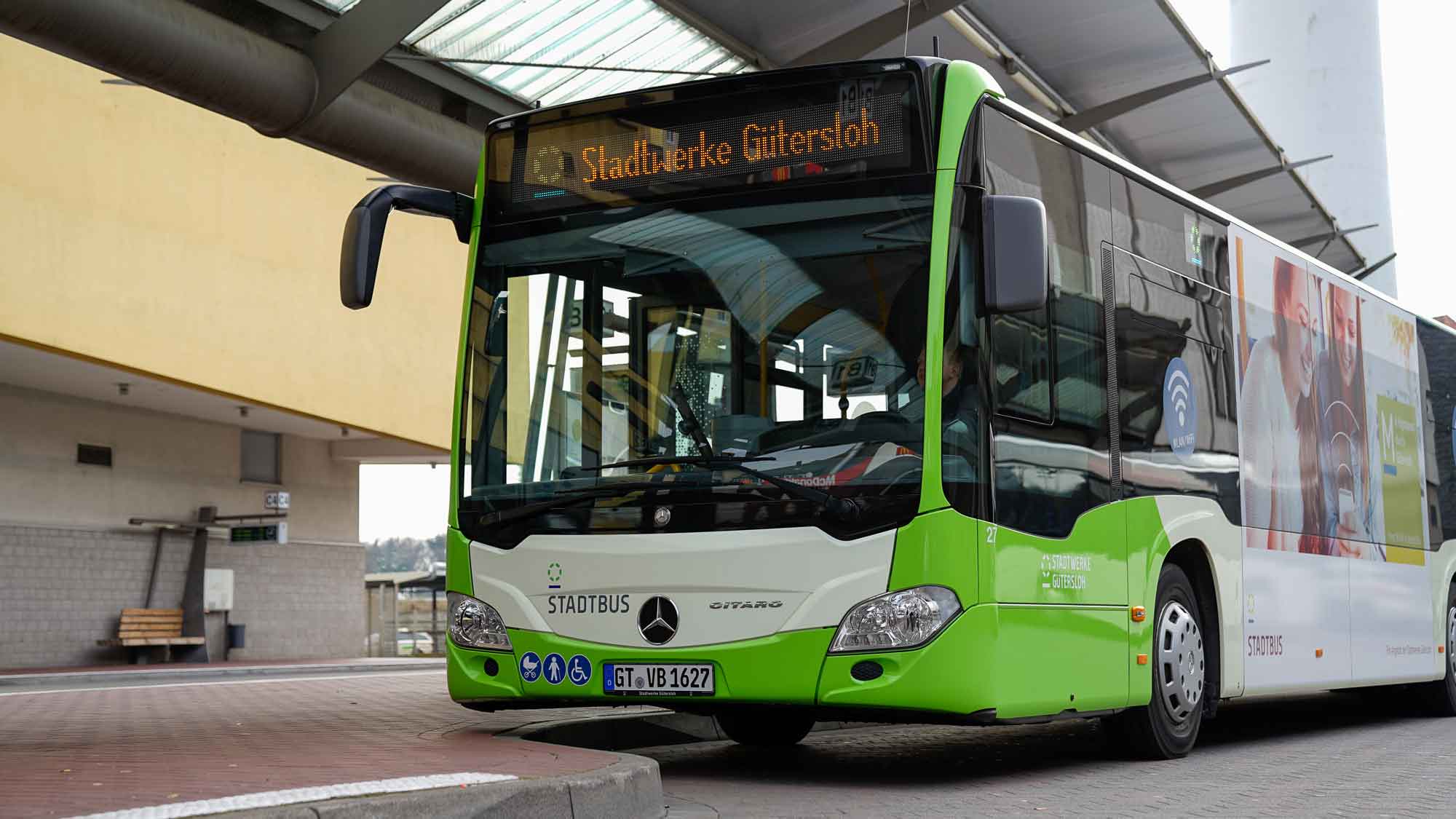 Stadtwerke Gütersloh: Verkaufsoffener Sonntag ist &raquo;Stadtbus Tag&laquo;: kostenloses Busfahren im gesamten Stadtgebiet