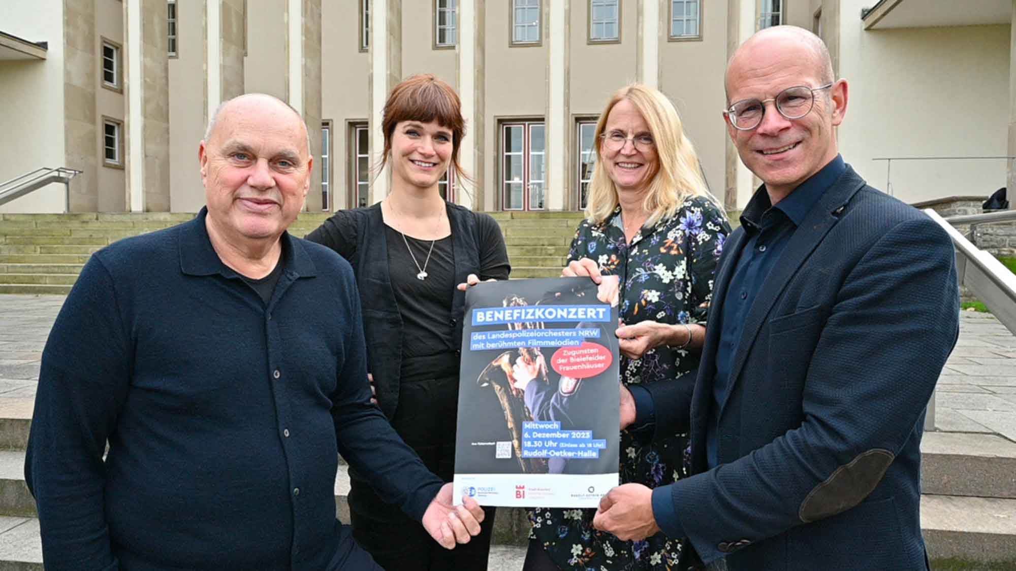 Bielefeld: gemeinsames Benefizkonzert von Stadt, Bühnen und Orchester sowie Polizeipräsidium, 6. Dezember 2023 Bielefeld: gemeinsames Benefizkonzert von Stadt, Bühnen und Orchester sowie Polizeipräsidium, 6. Dezember 2023