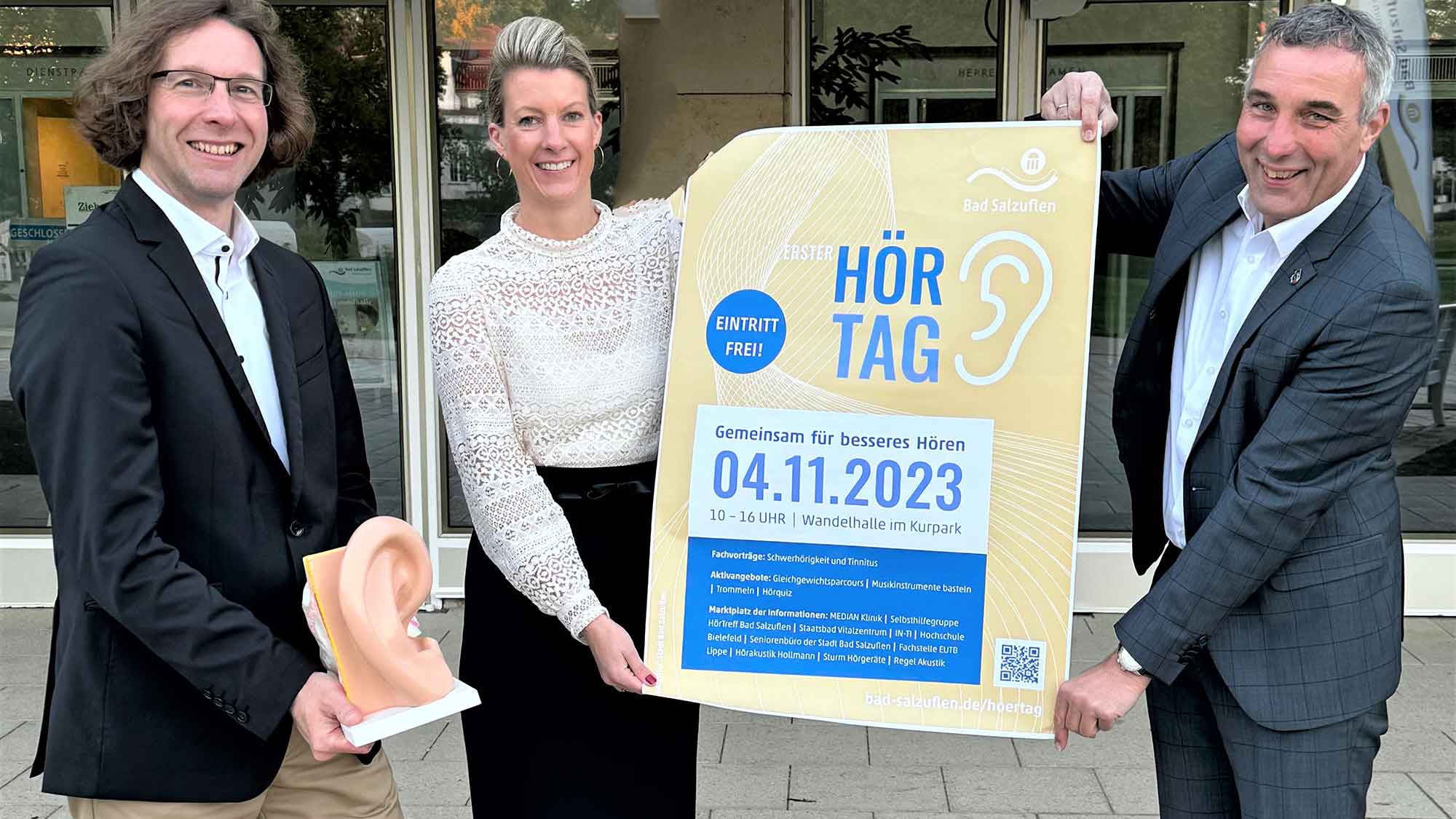 »Erster Hörtag« in Bad Salzuflen zum Thema »Hören« am 4. November 2023 in der Wandelhalle im Kurpark »Erster Hörtag« in Bad Salzuflen zum Thema »Hören« am 4. November 2023 in der Wandelhalle im Kurpark