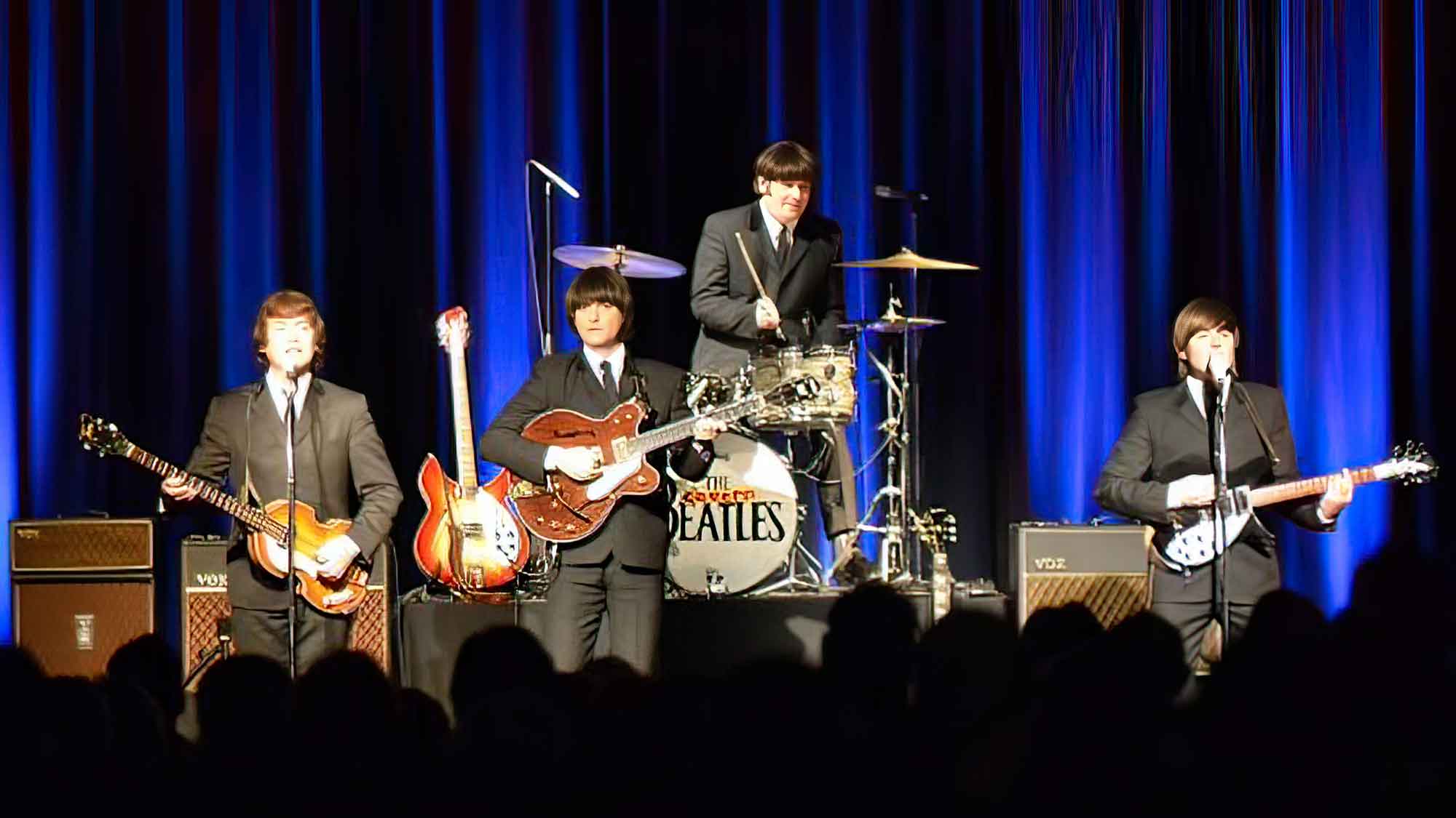 The Cavern Beatles, Tour 2023/24, »Die besten Beatles seit den Beatles«, Stadtpark Herford, 4. Februar 2024 The Cavern Beatles, Tour 2023/24, »Die besten Beatles seit den Beatles«, Stadtpark Herford, 4. Februar 2024