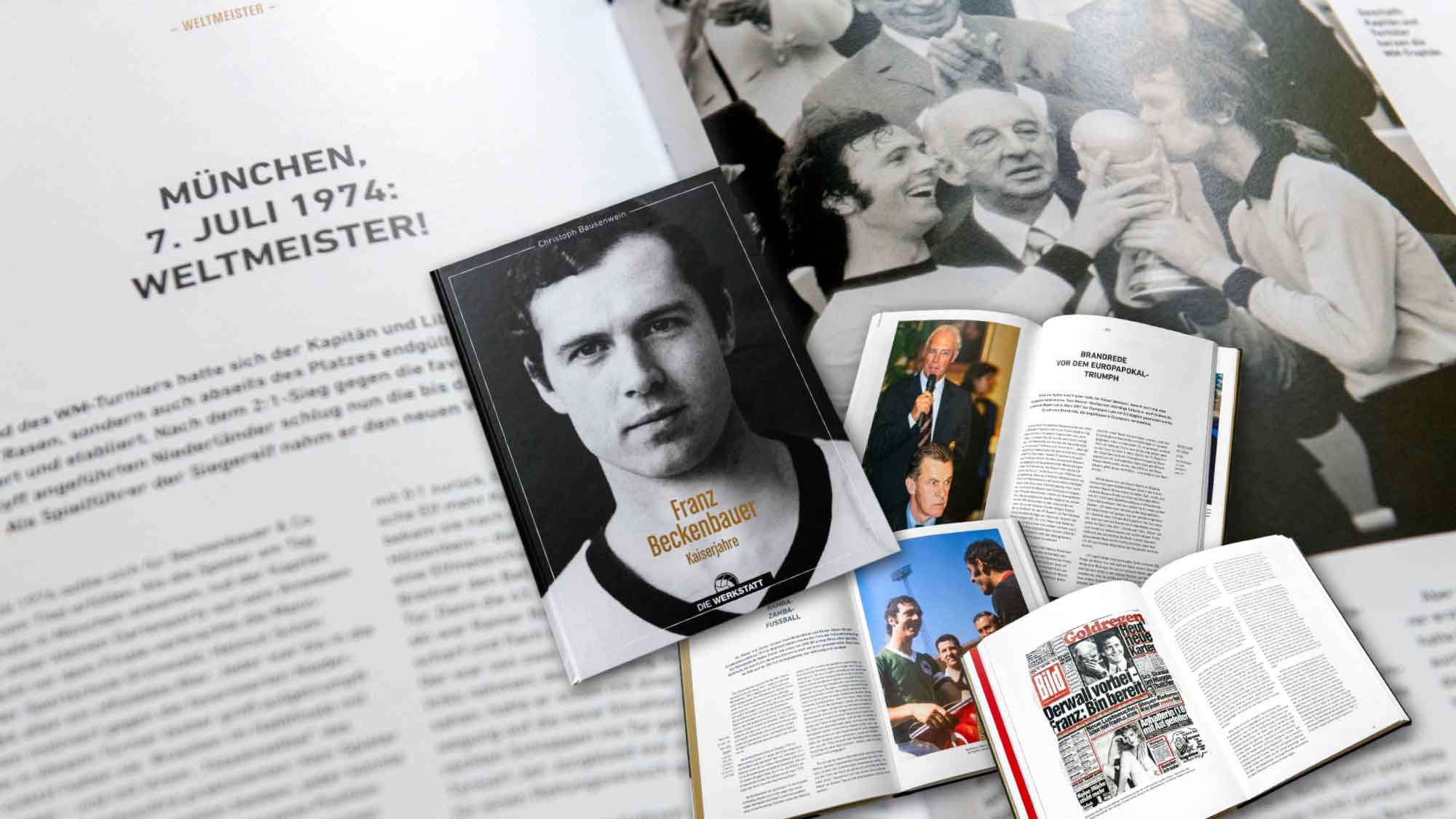 Delius Klasing »Werkstatt«: Franz Beckenbauer »Kaiserjahre«, das Fußballbuch des Jahres Delius Klasing »Werkstatt«: Franz Beckenbauer »Kaiserjahre«, das Fußballbuch des Jahres